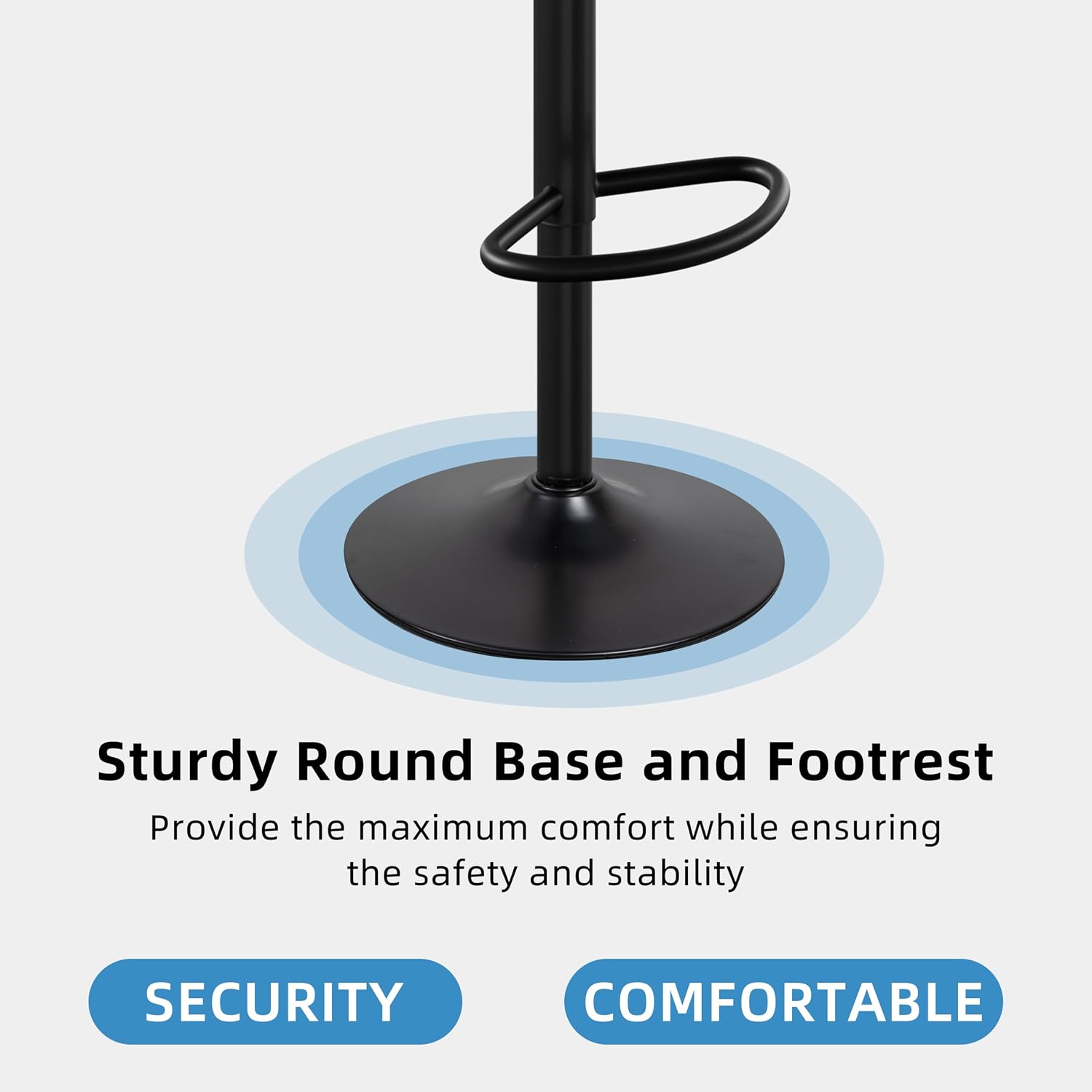 Coffee Adjustable Swivel Bar Stools Set Of 2