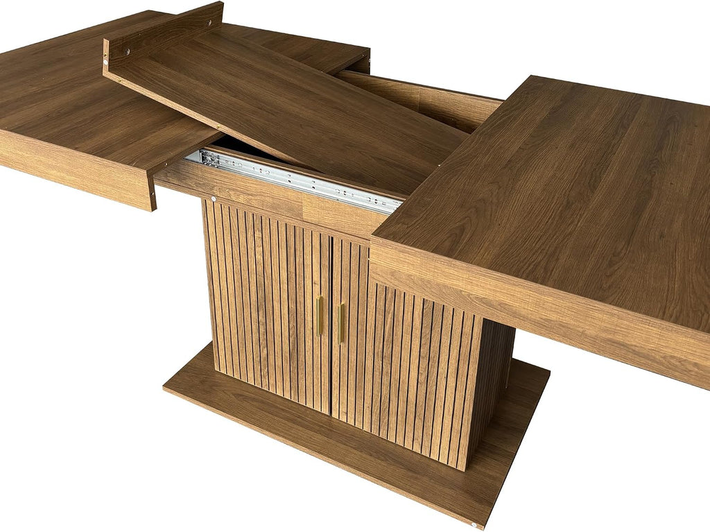 7 Piece Extendable Dining Table Set