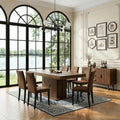 7 Piece Extendable Dining Table Set
