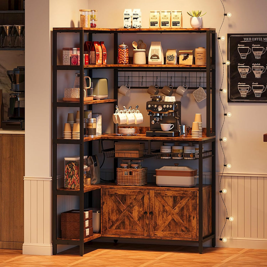 40.9" Corner Bakers Rack